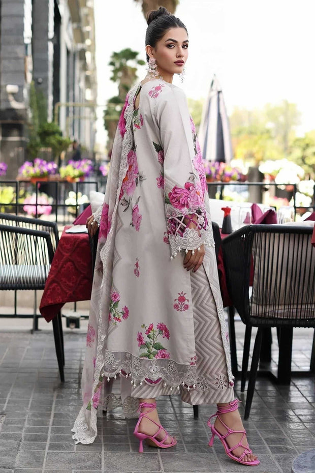 Asifa Nabeel Shamooz Silk Embroidered Luxury Unstitched 3PC Suit