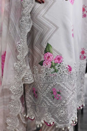 Asifa Nabeel Shamooz Silk Embroidered Luxury Unstitched 3PC Suit