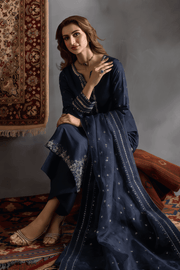 IZNIK Shamooz Silk Luxury Embroidered Unstitched 3PC Suit