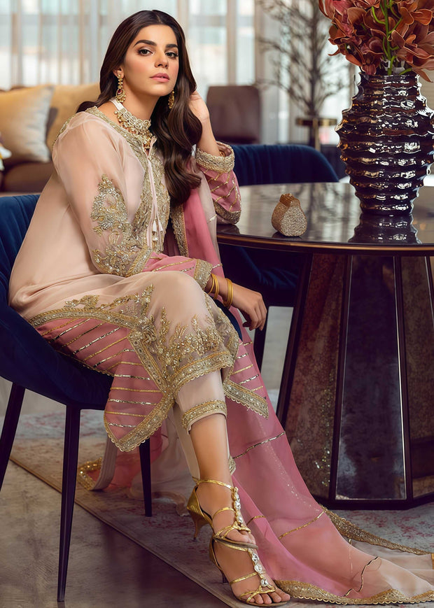 Sara Rohail Organza Embroidered Unstitched 3PC Dress