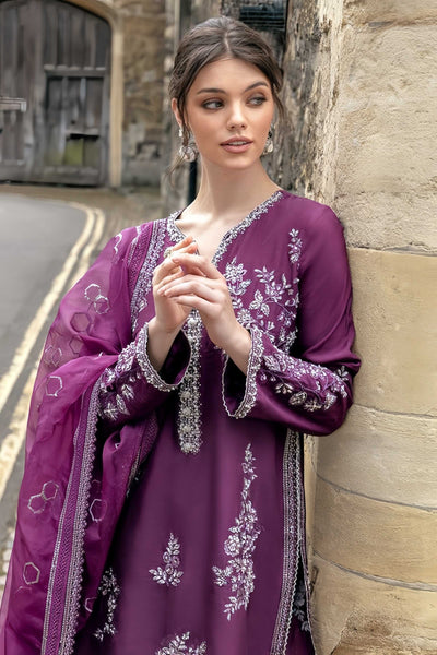 MUSHQ Organza Embroidered Luxury Unstitched 3PC Suit