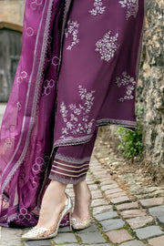 MUSHQ Organza Embroidered Luxury Unstitched 3PC Suit