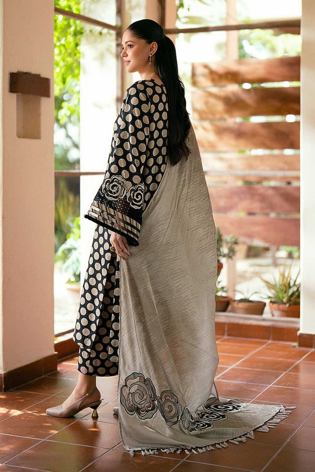 Baroque Winter | Pure Karandi Digital Printed Unstitched 3PC Suit