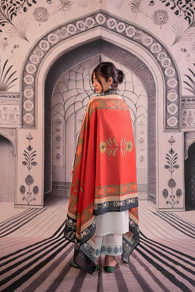Urge Winter Collection – Premium Dhanak Embroidered Unstitched 3PC Suit