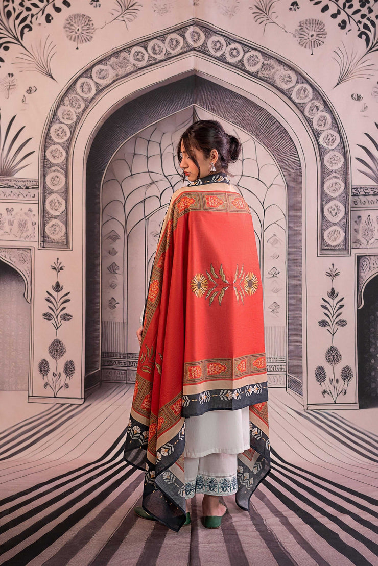 Urge Winter Collection – Premium Dhanak Embroidered Unstitched 3PC Suit