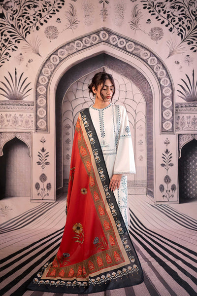 Urge Winter Collection – Premium Dhanak Embroidered Unstitched 3PC Suit