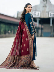 IZEL Winter Collection Premium Airjet Dhanak Embroidered 3PC Suit