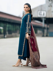 IZEL Winter Collection Premium Airjet Dhanak Embroidered 3PC Suit
