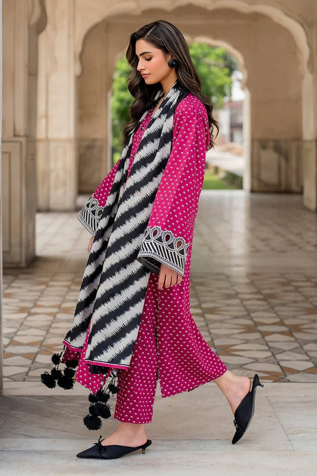 Brouqe Winter Collection Pure Karandi Digital Printed Unstitched 3PC Suit