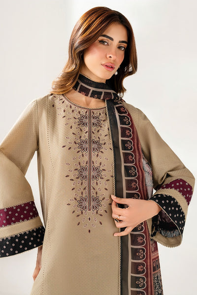 Jazmin Winter Collection Premium Dhanak Embroidered Unstitched 3PC Suit