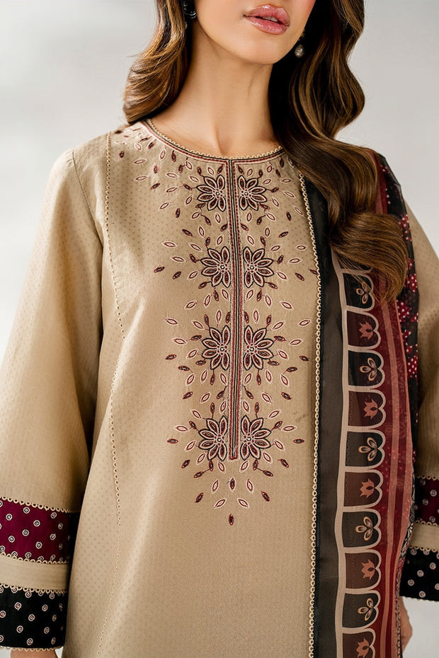 Jazmin Winter Collection Premium Dhanak Embroidered Unstitched 3PC Suit