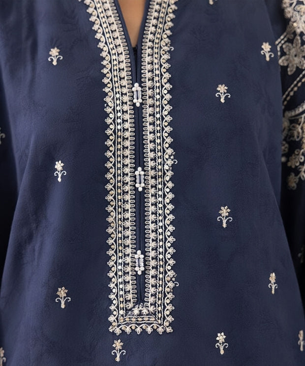 Sapphire Winter Collection Premium Dhanak Embroidered Unstitched 3PC Suit