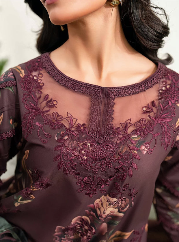 IZNIK Luxury Lawn Chikankari Embroidered Unstitched 3PC Suit