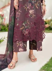 IZNIK Luxury Lawn Chikankari Embroidered Unstitched 3PC Suit