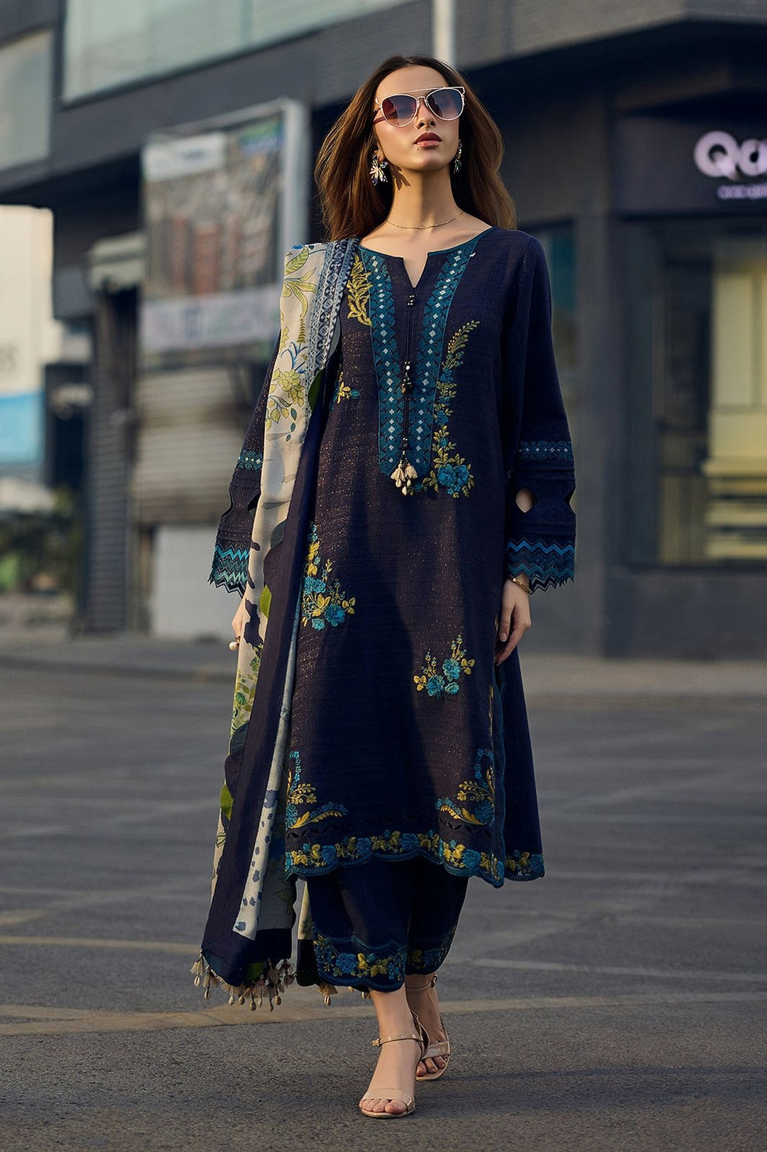 Charizma Summer Embroidered Lawn Unstitched 3PC Suit 2026