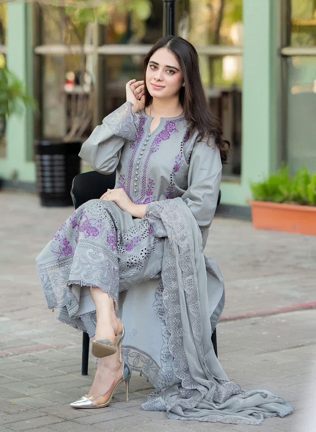 Mushq Summer Embroidered Lawn Unstitched 3PC Suit 2026