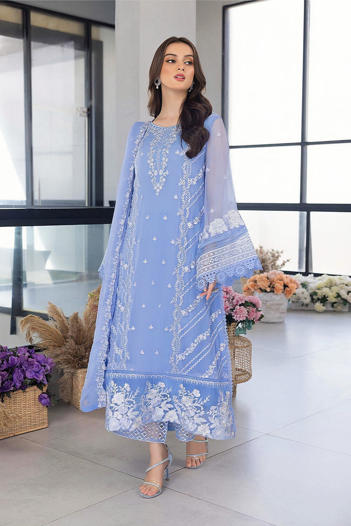Azure Summer Embroidered Lawn Unstitched 3PC Suit 2026