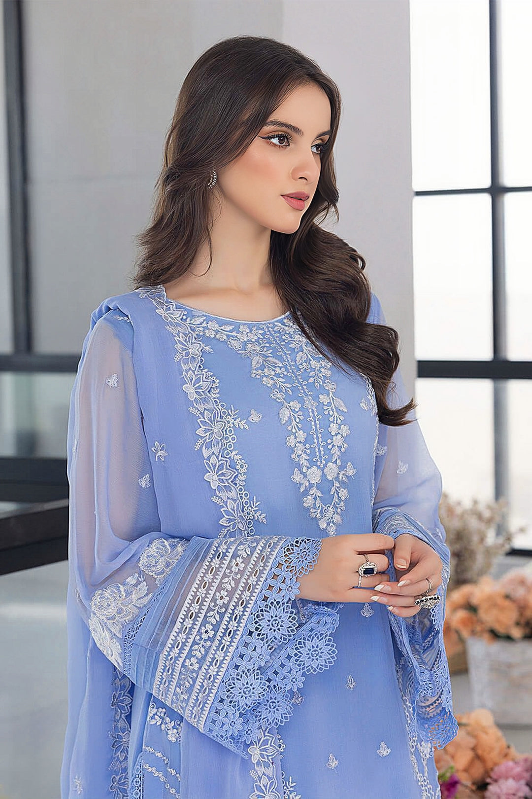 Azure Summer Embroidered Lawn Unstitched 3PC Suit 2026