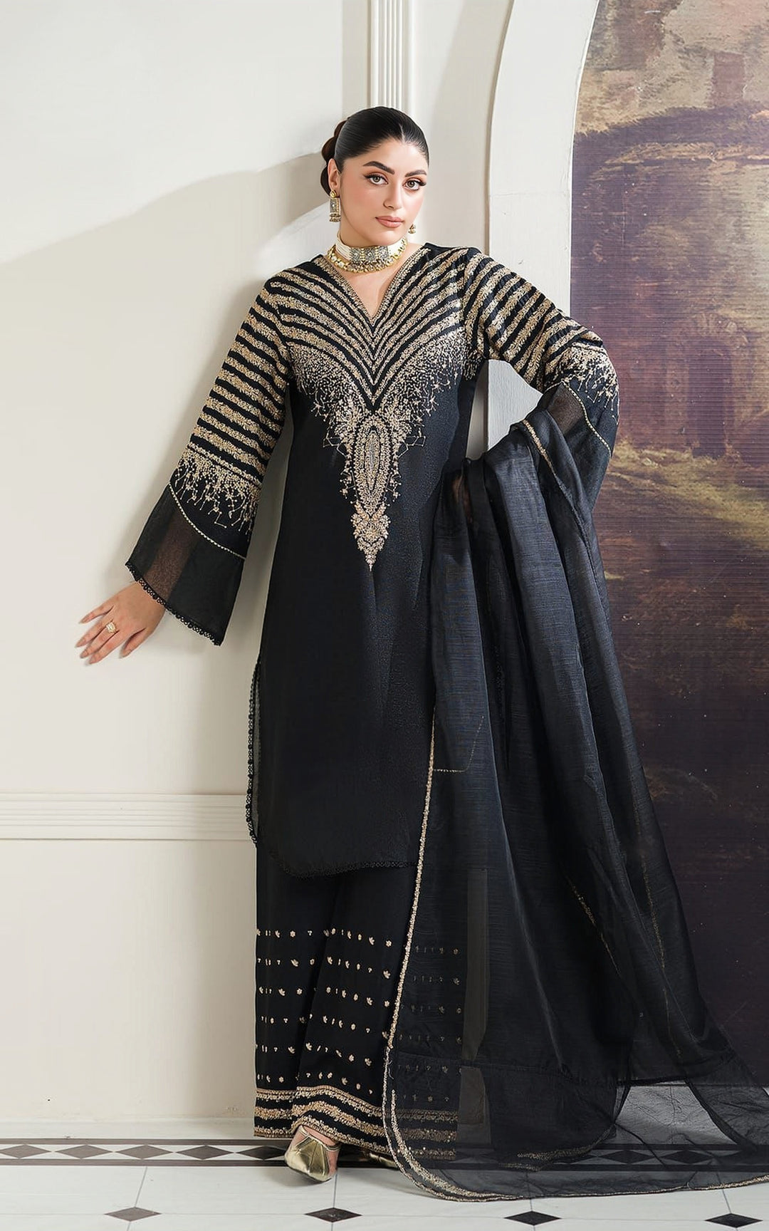 Jazmin (Eid Collection) Summer Embroidered Air Jet Lawn Unstitched 3PC Suit 2026