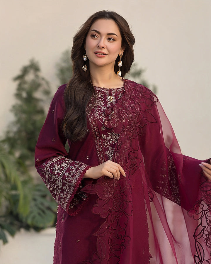 Rangreza Summer Embroidered Lawn Unstitched 3PC 2026