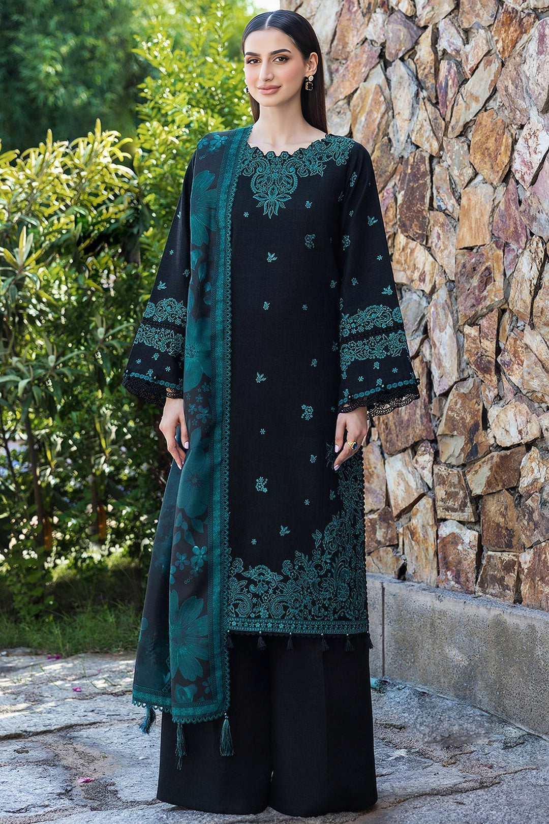 Farasha Summer Embroidered Lawn Unstitched 3PC 2026
