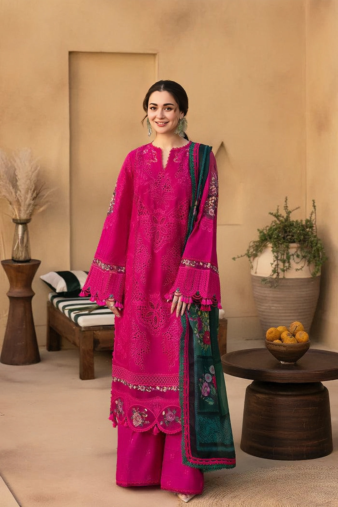 Saira Rizwan Summer Lawn Cotton Embroidered Unstitched 3PC 2026