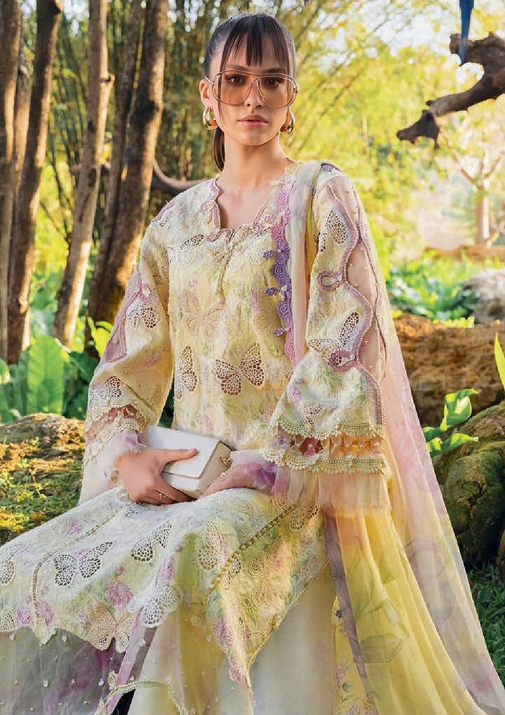 Maria B Summer Lawn Chikankari Embroidered Unstitched 3PC 2026