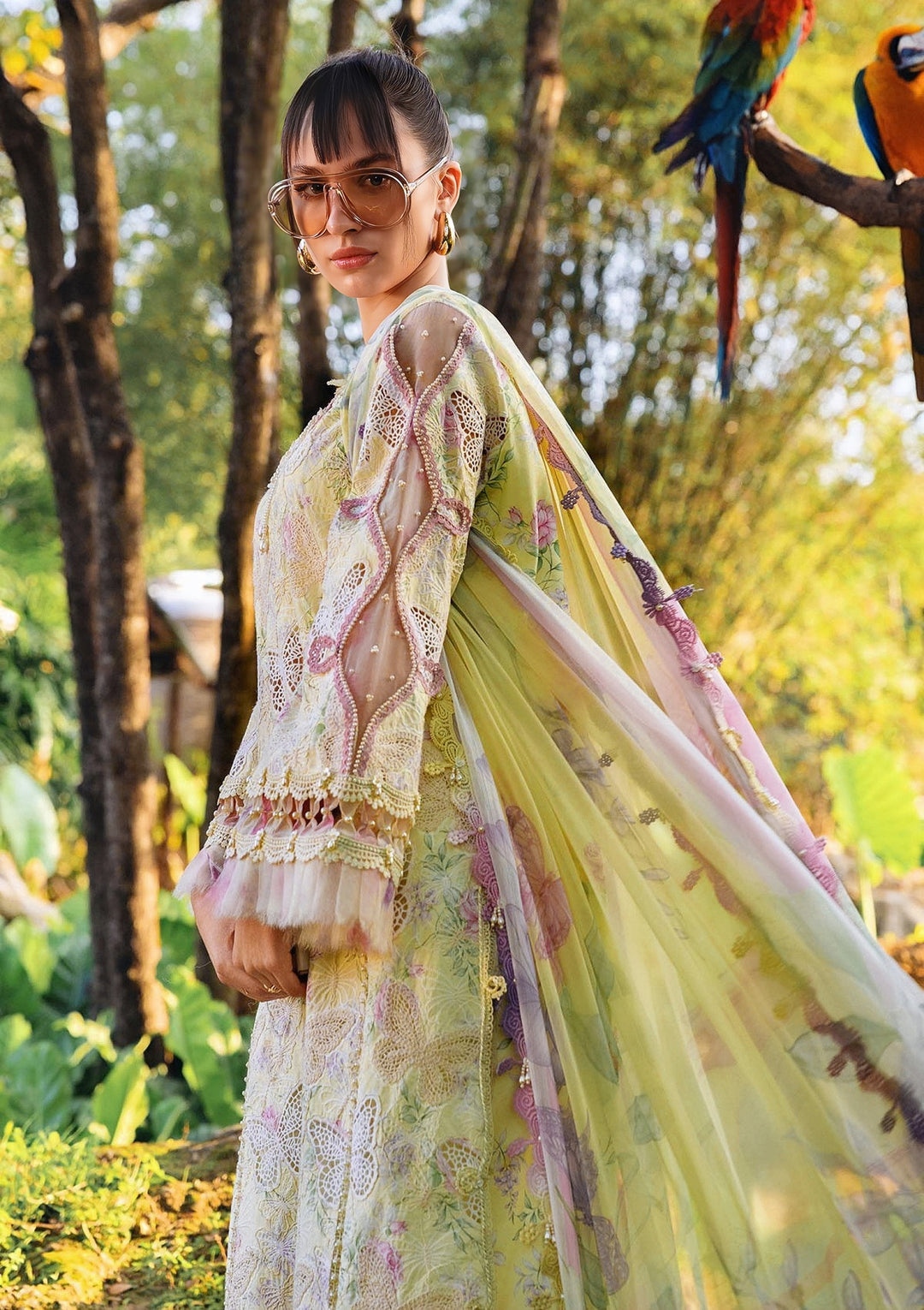 Maria B Summer Lawn Chikankari Embroidered Unstitched 3PC 2026