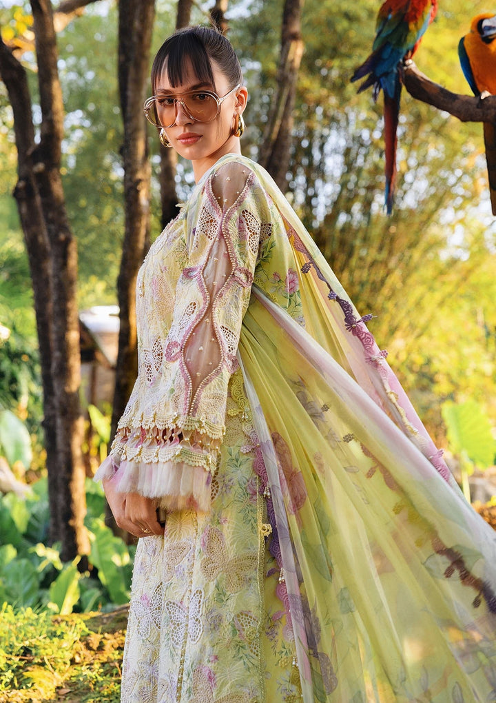 Maria B Summer Lawn Chikankari Embroidered Unstitched 3PC 2026