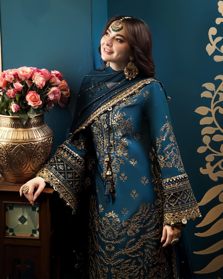 Asim Jofa Luxury Summer Chiffon Embroidered Unstitched 3PC 2026