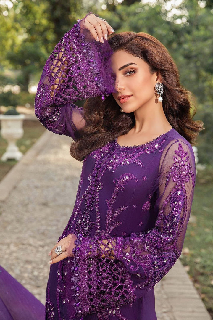 Maria B Luxury Summer Chiffon Embroidered Unstitched 3PC 2026