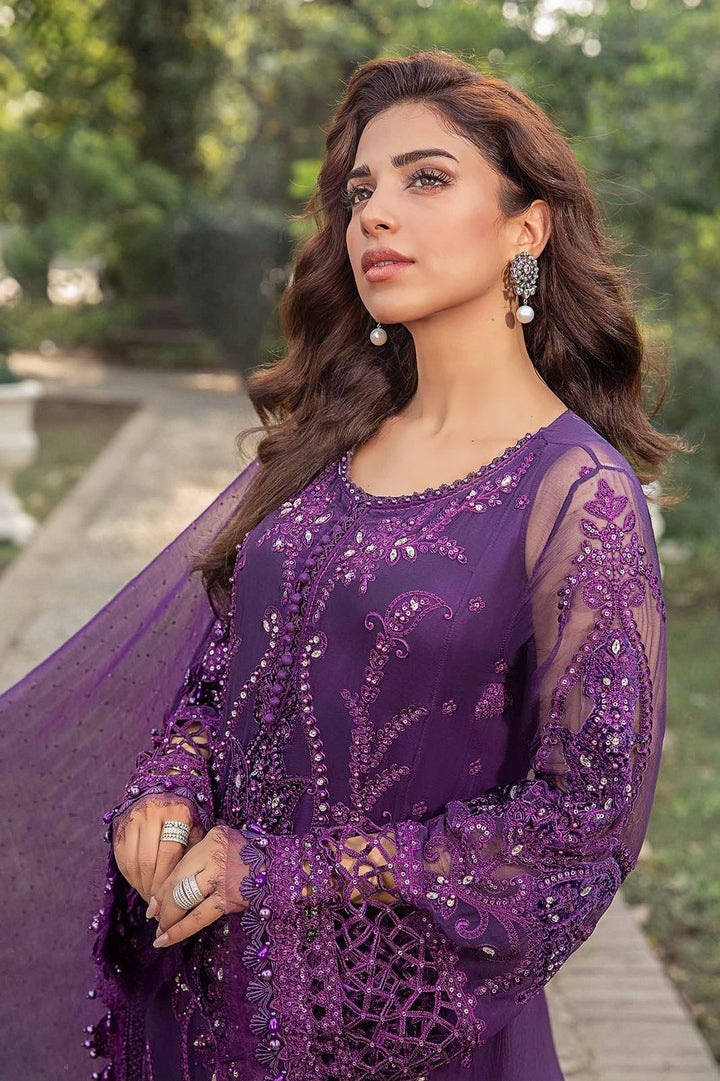 Maria B Luxury Summer Chiffon Embroidered Unstitched 3PC 2026