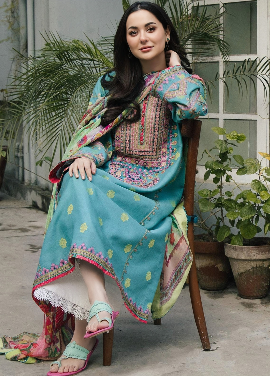 Zara Shahjahan Summer Lawn Embroidered Unstitched 3PC SE-1025