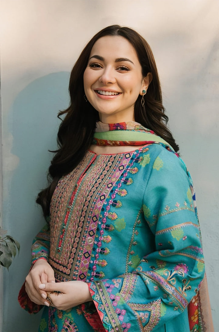 Zara Shahjahan Summer Lawn Embroidered Unstitched 3PC SE-1025