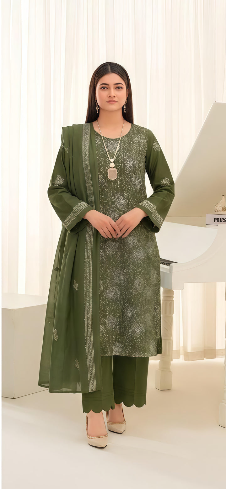 Bareeze Summer Lawn Embroidered Unstitched 3PC SE-1028