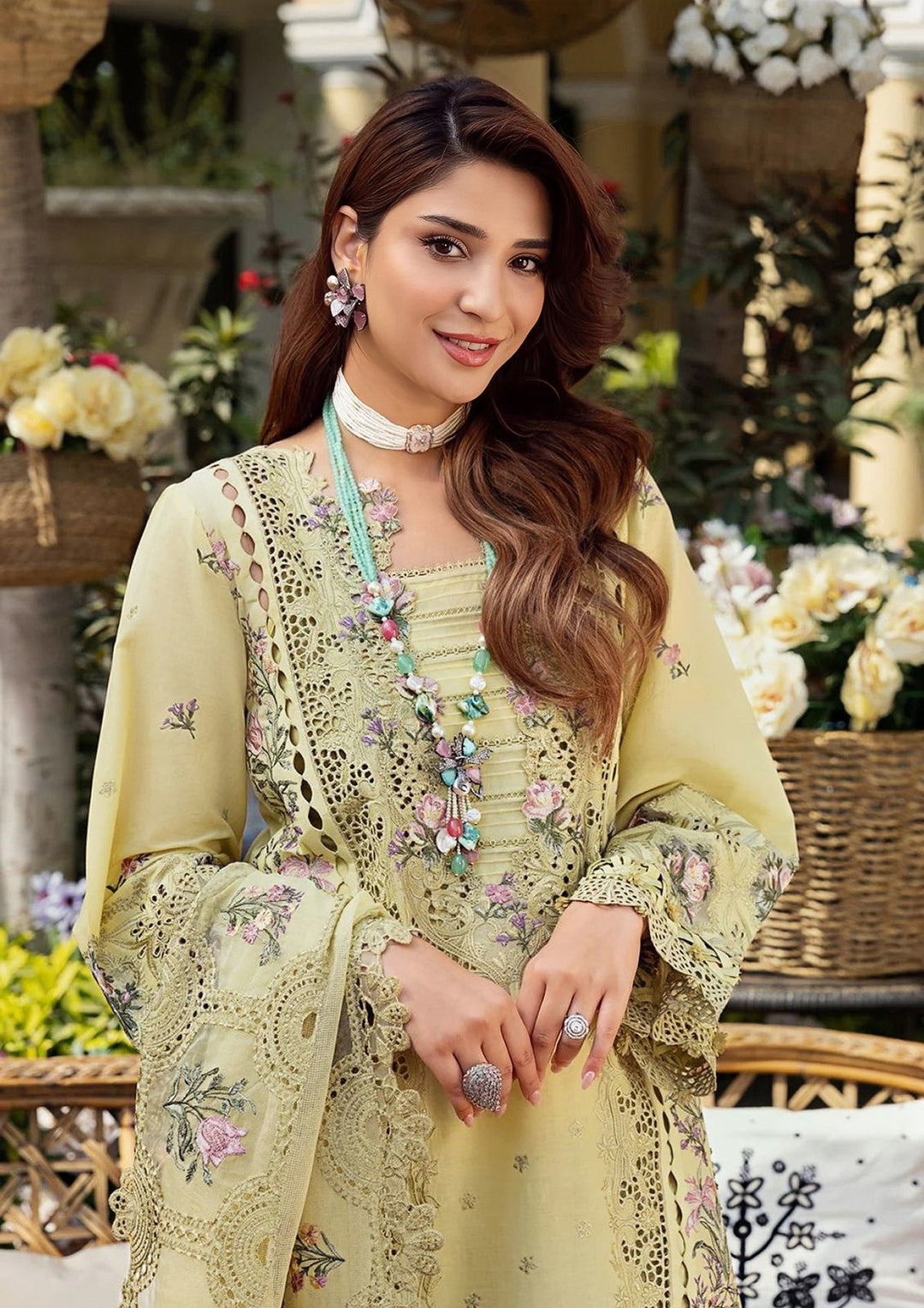 Elaf Summer Cotton Unstitched 3PC Suit SE-1039