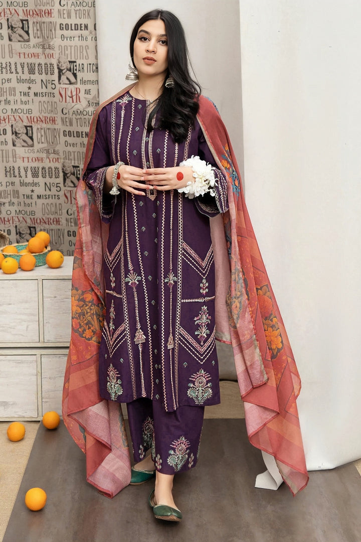 Urge Summer Lawn Embroidered Unstitched 3PC SE-1054