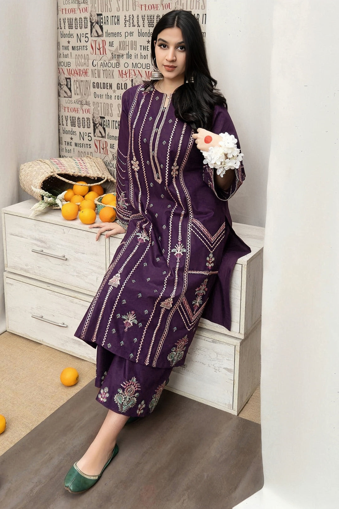 Urge Summer Lawn Embroidered Unstitched 3PC SE-1054