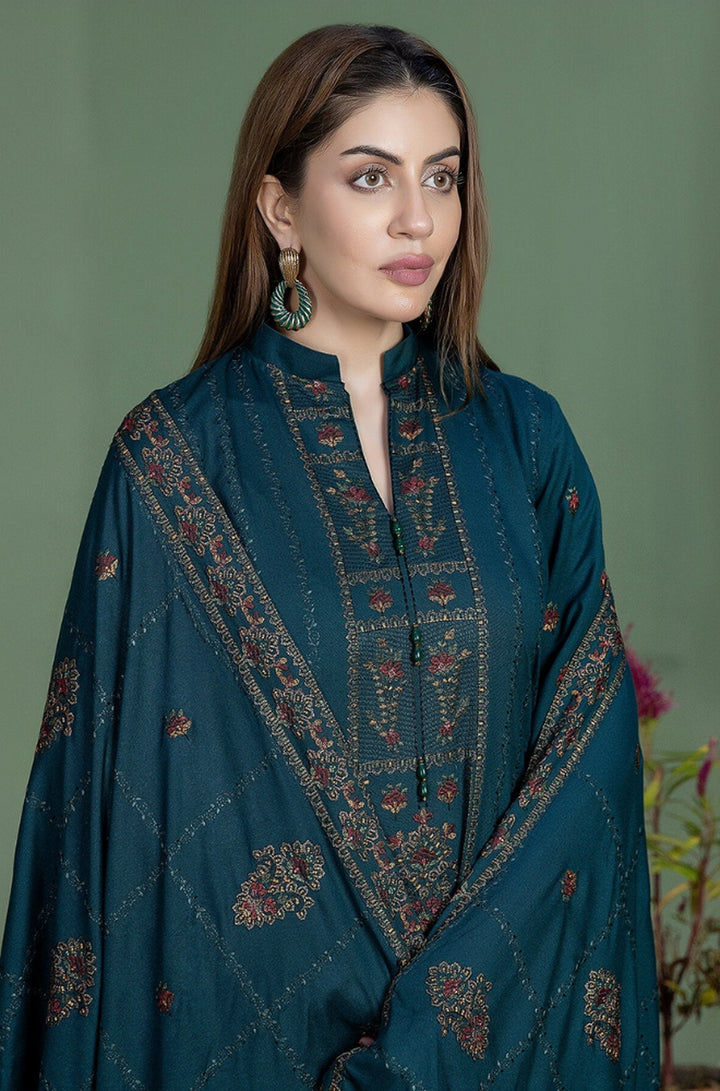 MOHAGNI Winter Collection Premium Dhanak Embroidered Unstitched 3PC Suit
