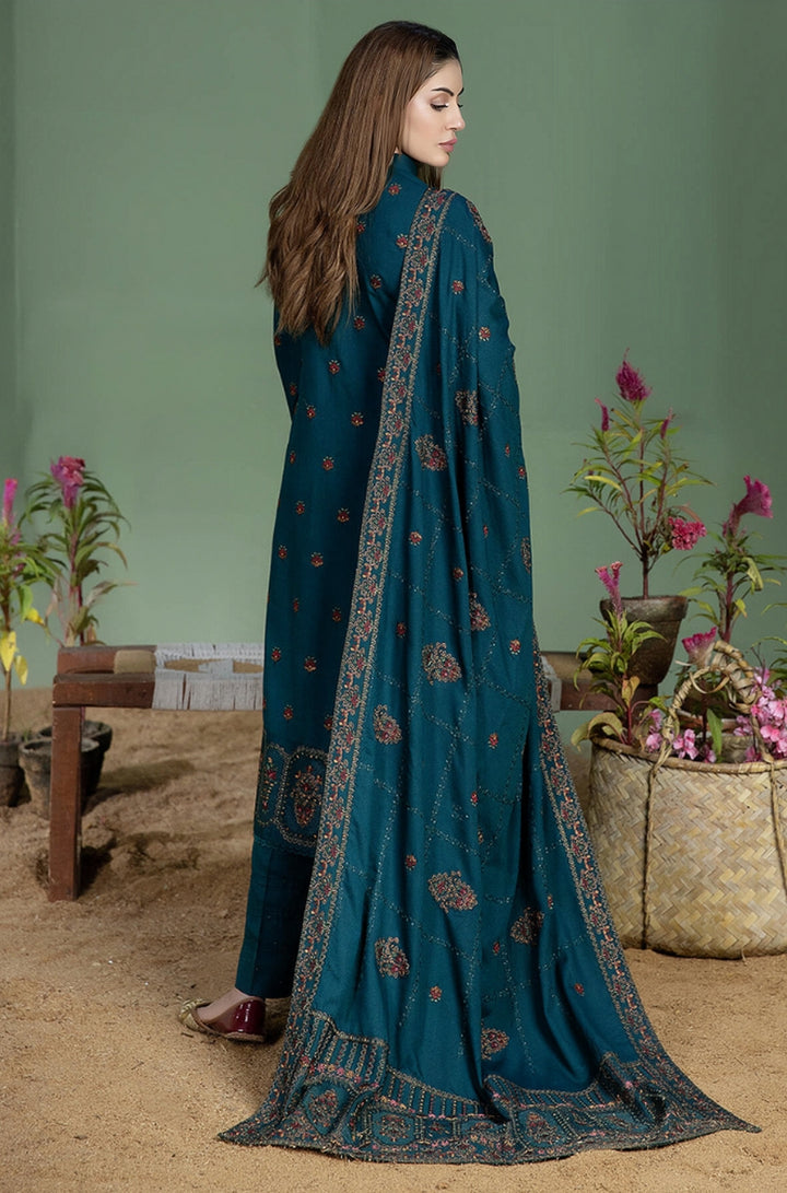 MOHAGNI Winter Collection Premium Dhanak Embroidered Unstitched 3PC Suit