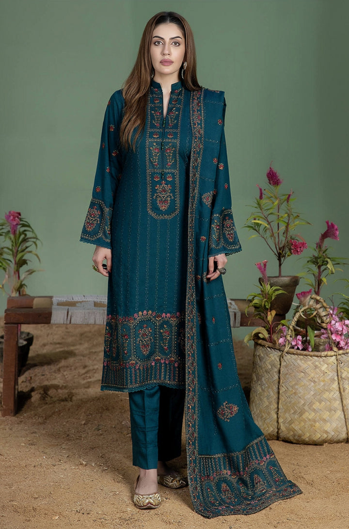 MOHAGNI Winter Collection Premium Dhanak Embroidered Unstitched 3PC Suit