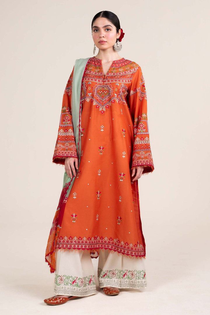 Zara Shahjahan Summer Lawn Embroidered Unstitched 3PC FF-1063