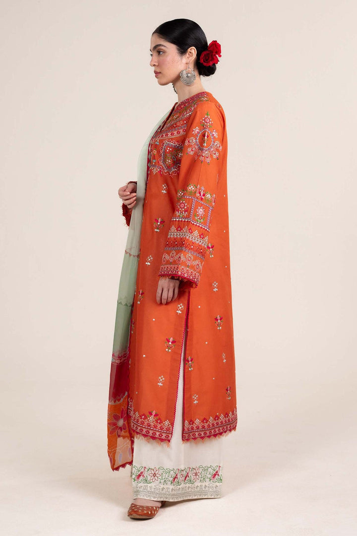 Zara Shahjahan Summer Lawn Embroidered Unstitched 3PC FF-1063