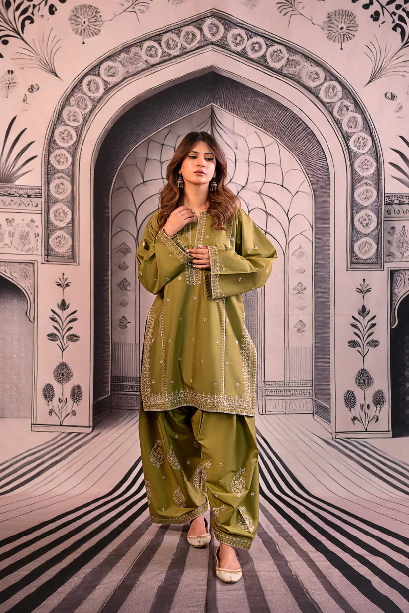 Urge Summer Lawn Embroidered Unstitched 3PC FF-8089