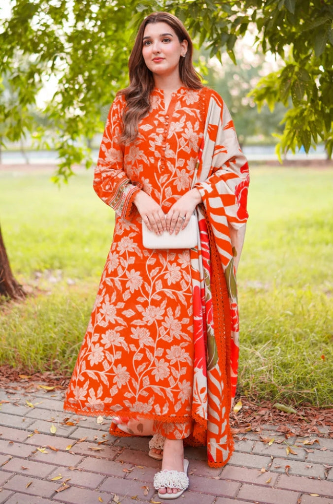 Aneela's Summer Embroidered Lawn Unstitched 3PC 2026