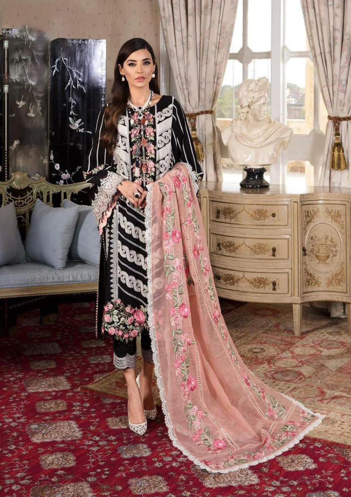 Crimson Summer Lawn Embroidered Unstitched 3PC FF-6132