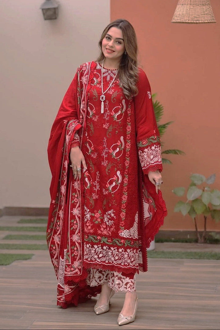 Rangoli Summer Lawn Embroidered Unstitched 3PC FF-5010