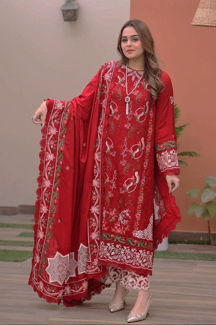 Rangoli Summer Lawn Embroidered Unstitched 3PC FF-5010
