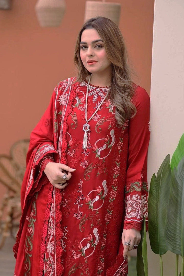 Rangoli Summer Lawn Embroidered Unstitched 3PC FF-5010