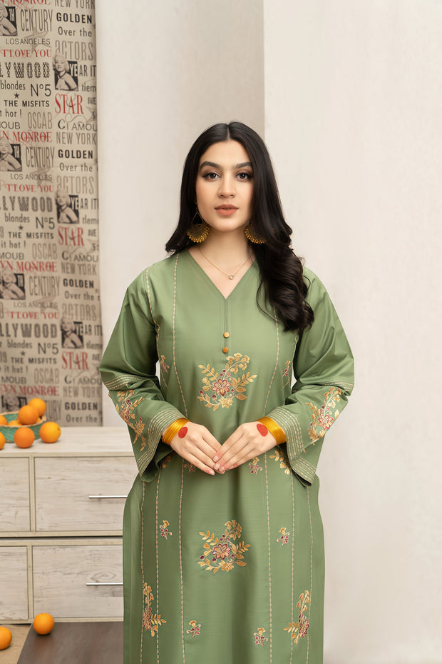 ASLING Embroidered Lawn 3-Piece Suit – Elegant & Unstitched